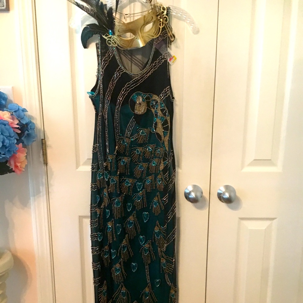 Glass beaded dress